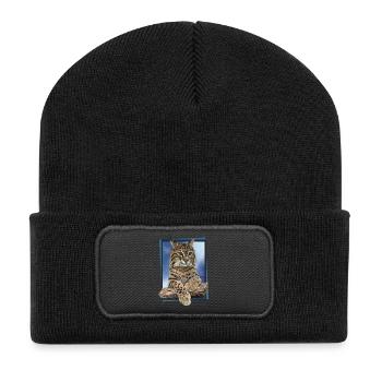 Lynx - Recycled Patch Beanie - black - Front
