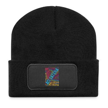 T-shirt Sicilia T-shirt nuage de mots Aci Catena - Beanie recyclé à patch - noir - Devant