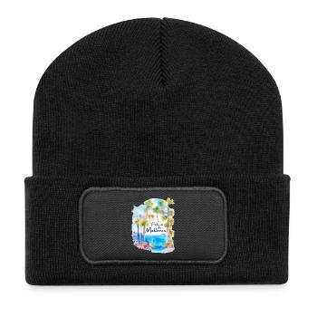 Palma de Mallorca - Recycled Patch Beanie - black - Front