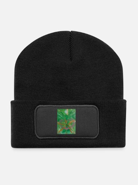 Archange Raphaël Guérisseur Ange - Beanie recyclé à patch - noir