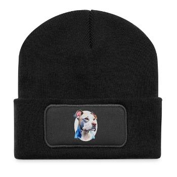 Personnel - Beanie recyclé à patch - noir - Devant