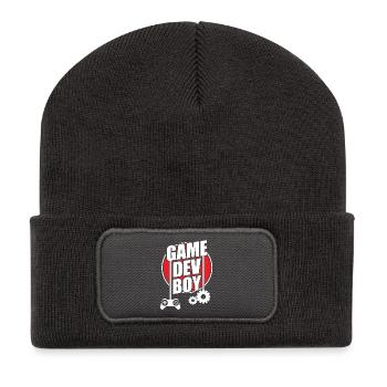 Game developer - Recycled Patch Beanie - dark grey - Front