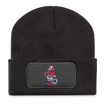Papagei Tier Vogel Afrika Vogelliebhaber Zoo - Recycelte Patch Beanie - Dunkelgrau - Vorne
