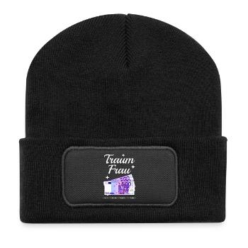 Femme de rêve - Beanie recyclé à patch - noir - Devant
