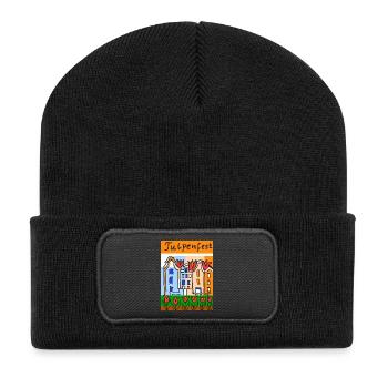EG Tulipes I Festival des tulipes I Potsdam I Hollande IUrurlaub - Beanie recyclé à patch - noir - Devant