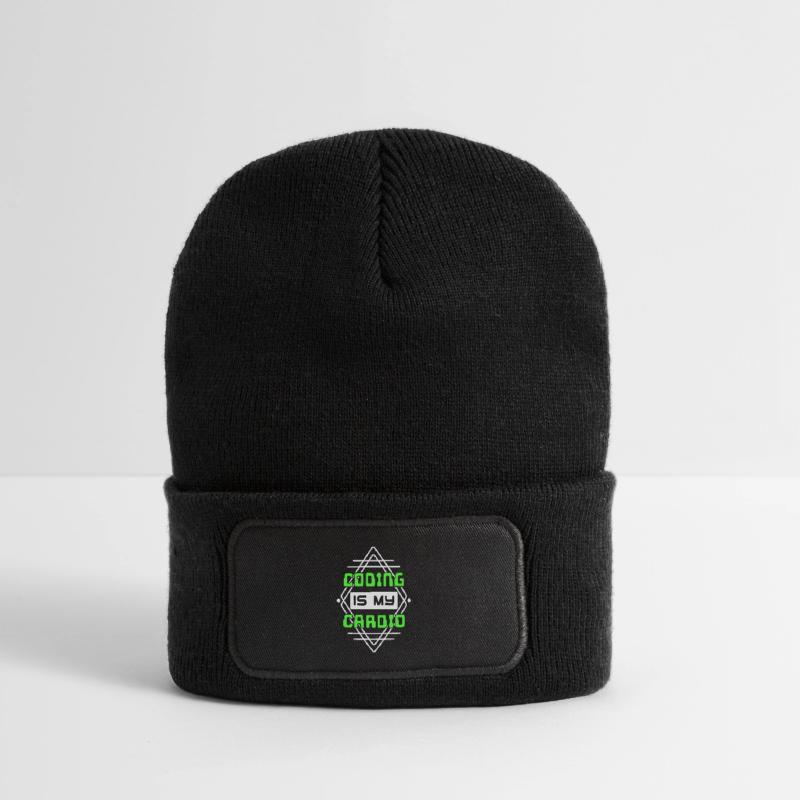 Développeur Script de code Développeur Web Beanie recyclé à patch