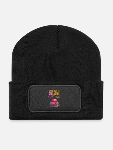 Busfahrer Busfahrer Busfahrer Busfahrer - Recycelte Patch Beanie - Schwarz