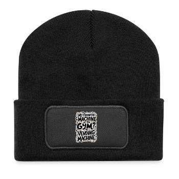 MY FAVORITE MACHINE AT THE GYM THE VENDING MACHINE - Recycled Patch Beanie - black - Front
