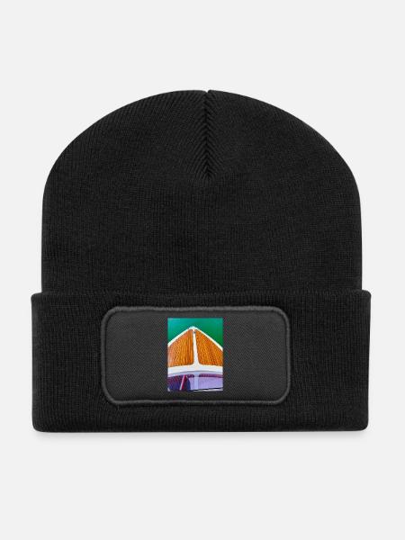 Motorboat - Recycled Patch Beanie - black