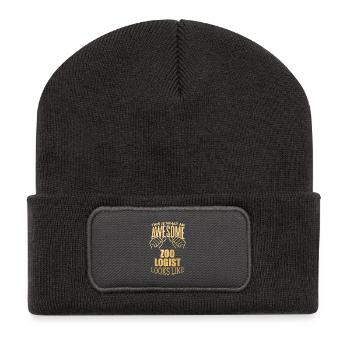 Zoology - Recycled Patch Beanie - dark grey - Front