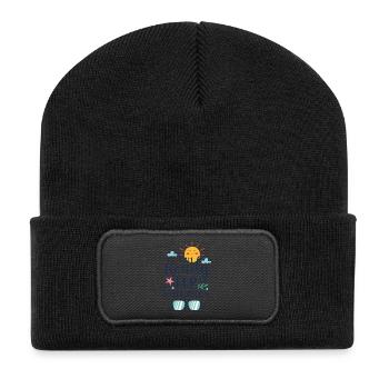 I am Ready for Summer - Recycled Patch Beanie - black - Front
