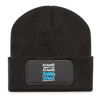Marathon Half Marathon Marathon Runner - Recycled Patch Beanie - dark grey - Front