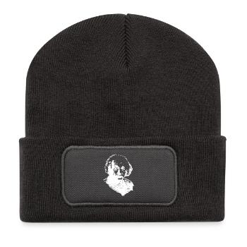 Wir sind Ulmer - Recycelte Patch Beanie - Dunkelgrau - Vorne