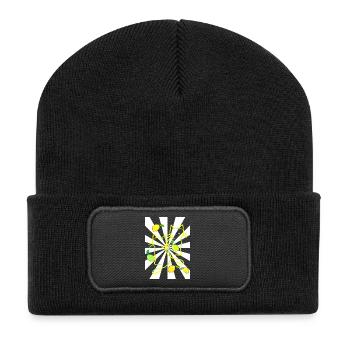 80s Lemons Cats Cat Lemo Lemon Kitten - Recycled Patch Beanie - black - Front