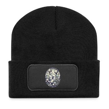 Iris Fairy - Recycled Patch Beanie - black - Front
