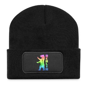Berlin Pride - Recycelte Patch Beanie - Schwarz - Vorne