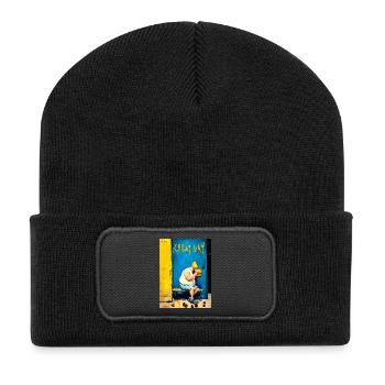 "Cheat Day" by van Gogh - Recycled Patch Beanie - black - Front