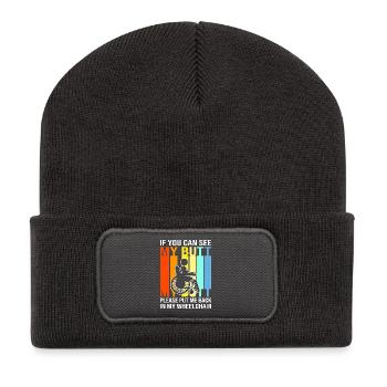 Wheelchair - Recycled Patch Beanie - dark grey - Front