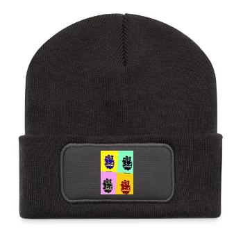 Pine cone - Recycled Patch Beanie - dark grey - Front