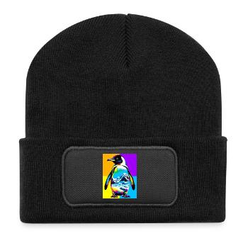 penguin - Recycled Patch Beanie - black - Front