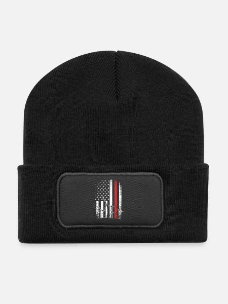 Windenergie Windkraft Windrad - Recycelte Patch Beanie - Schwarz