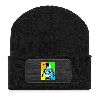 penguin - Recycled Patch Beanie - black - Front