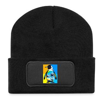 penguin - Recycled Patch Beanie - black - Front