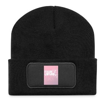 Frangipani Plus Mera Floral Design - Recycled Patch Beanie - black - Front