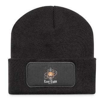 Lanterne Vintage Christian - Beanie recyclé à patch - charbon - Devant