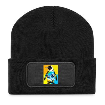 penguin - Recycled Patch Beanie - black - Front