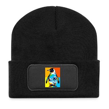 penguin - Recycled Patch Beanie - black - Front