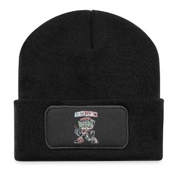 Breakdance Boombox Pastel Lineart streetart - Recycled Patch Beanie - black - Front