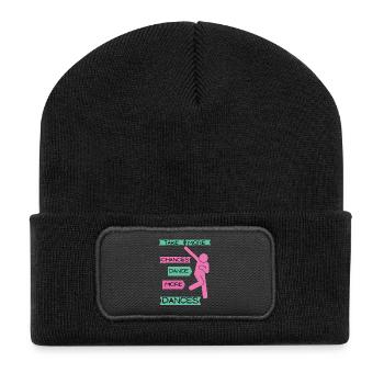 Danser - Beanie recyclé à patch - noir - Devant