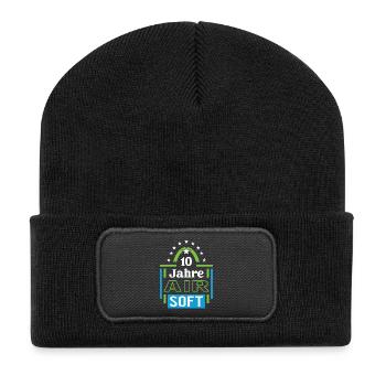 Airsoft Anniversaire 10 Ans Entraîneur Joueur Jubi - Beanie recyclé à patch - noir - Devant
