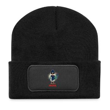 Moin Seagull Seemann Frise orientale Vacances - Beanie recyclé à patch - noir - Devant