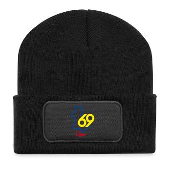 Rhône 69 - Recycelte Patch Beanie - Schwarz - Vorne