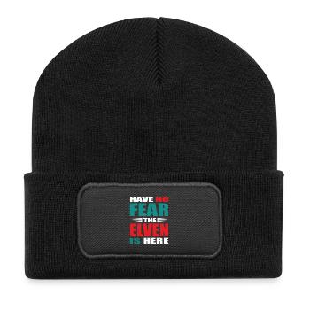 Have no Fear the Elf is here Outfit - Recycled Patch Beanie - black - Front