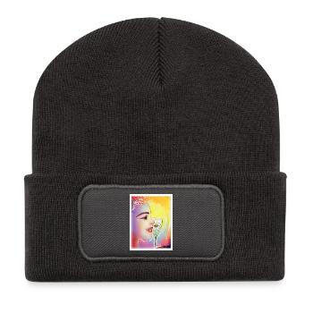 Colorful Profile Sipming - Recycled Patch Beanie - dark grey - Front