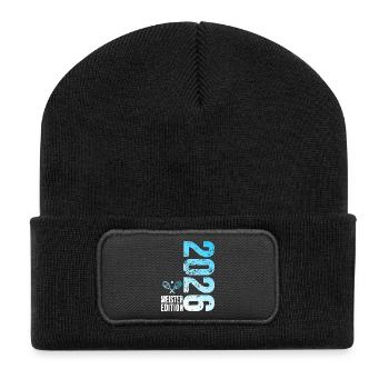 Tennis Master Edition 2026 in blue and white - Recycled Patch Beanie - black - Front