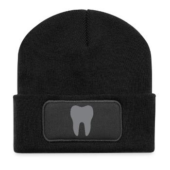 Tooth - Recycled Patch Beanie - black - Front