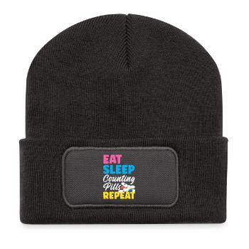 Apotheker Pharmazeutisch-technischer - Recycelte Patch Beanie - Dunkelgrau - Vorne