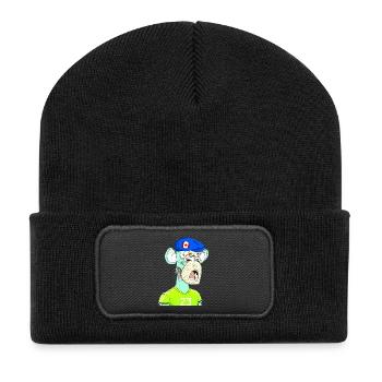 Ape Neon Style - Recycled Patch Beanie - black - Front