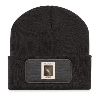 Andromeda Galaxy Vintage - Recycelte Patch Beanie - Dunkelgrau - Vorne