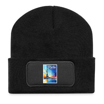 Paris Prism Eiffel - Recycled Patch Beanie - black - Front