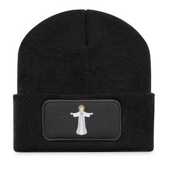 Open Arms Saint Halo Jesus God - Recycled Patch Beanie - black - Front
