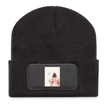 Sweet Daughter Love Mum - Recycelte Patch Beanie - Dunkelgrau - Vorne