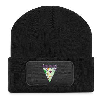 Bienvenue dans la jungle - Beanie recyclé à patch - noir - Devant