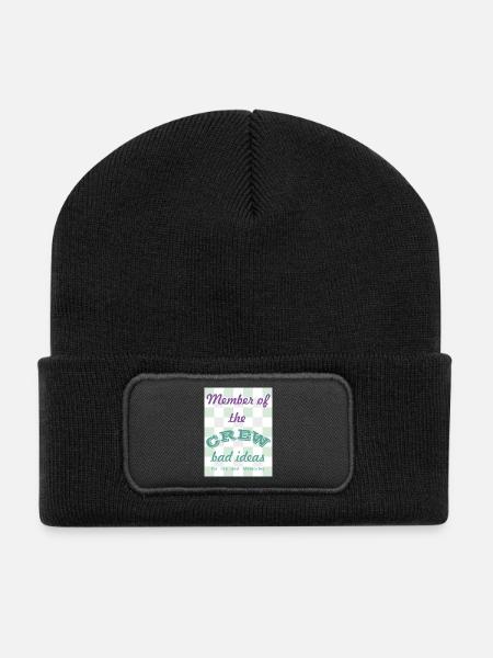 Crew Member: Bad Ideas - Recycled Patch Beanie - black