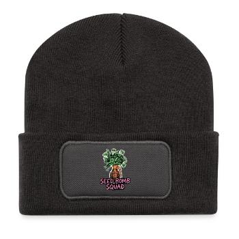Avenir de la plantation de graines - Beanie recyclé à patch - charbon - Devant
