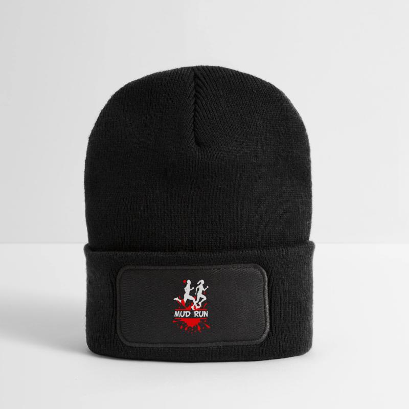 Mud Run Duo – Conception de Splash Runner Beanie recyclé à patch